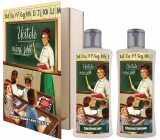 Bohemia Gifts Teachers shower gel 250 ml + hair shampoo 250 ml, book cosmetic set