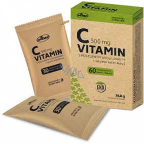 Vitar EKO Vitamin C with gradual release 500 mg + sea buckthorn food supplement to support the immune system 60 capsules