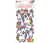 Puffy Stickers Unicorns 9.5 x 21 cm
