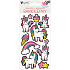 Puffy Stickers Unicorns 9.5 x 21 cm