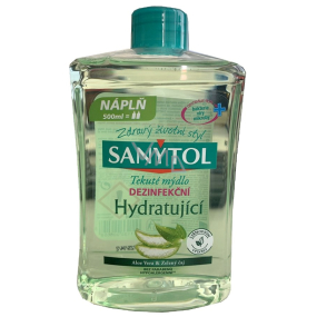 Sanytol Green Tea & Aloe Vera disinfectant moisturizing hand soap 500 ml replacement