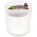 Heart & Home Lavender and sage Soy scented votive candle in glass burning time up to 15 hours 5.8 x 5 cm
