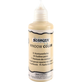 Stanger Contouring Glass Paint Gold 80 ml