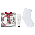 Grace Cole Christmas Candy & Vanilla foot balm 100 ml + warm socks 1 pair, cosmetic set for women