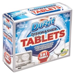 Duzzit Dishwasher Tablets Lemon 5in1 Dishwasher Tablets 12 x 20 g