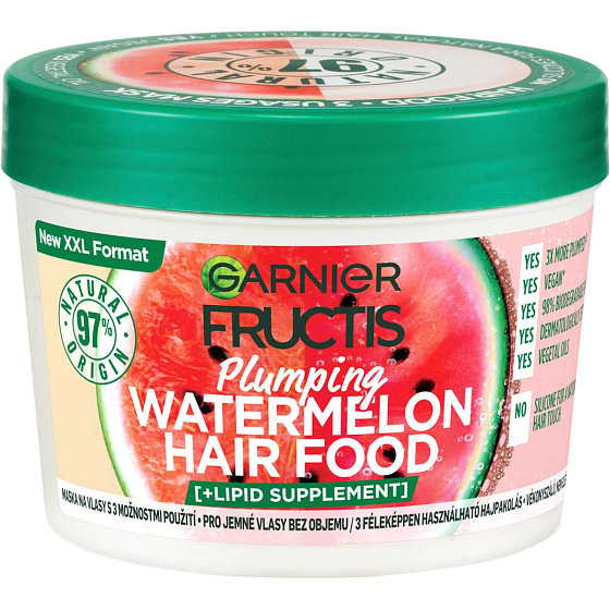 Garnier Fructis Watermelon Hair Food Mask for fine hair without volume 400 ml