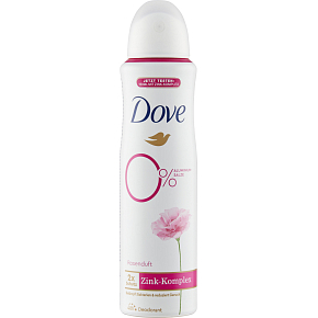 Dove 0% ALU Rose and Jasmine deodorant without aluminum, 150 ml
