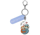 Albi Picture key ring with carabiner Always together