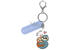 Albi Picture key ring with carabiner Always together