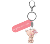 Albi Picture key ring with carabiner Teddy Bear