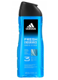 Adidas Fresh Endurance 3in1 shower gel for body, hair and skin for men 400 ml