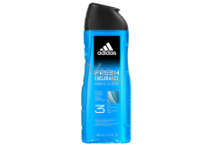 Adidas Fresh Endurance 3in1 shower gel for body, hair and skin for men 400 ml