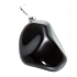 Obsidian black Trommel pendant natural stone M, approx. 3 cm, rescue stone