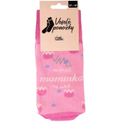 Albi Happy Socks The Best Mum in the World, universal size 1 pair