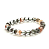 Azeztulite natural crystal ghost quartz bracelet elastic natural stone 8 - 9mm/ 16 - 17cm natural ghost crystal, high frequency energy, stone of light and clarity