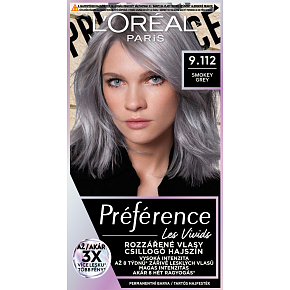 L'oreal Paris Préférence Vivid Colors hair dye, Smokey Grey 9.112
