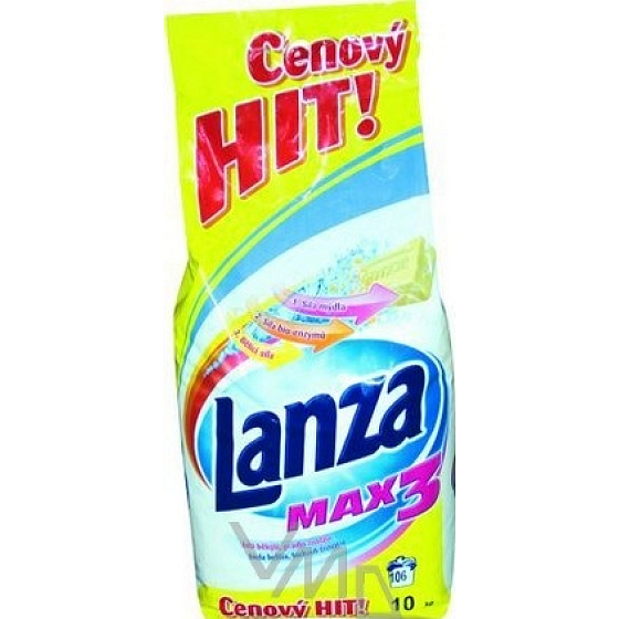 Lanza Max3 White washing powder 10 kg