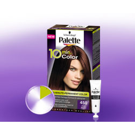 Schwarzkopf Palette 10 minutes Color hair color 450 Chocolate brown