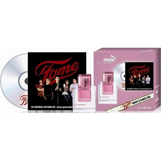 Puma Flowing Woman EdT 20 ml eau de toilette Ladies + CD, Gift Set