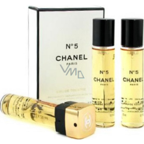 Chanel No.5 eau de toilette refills for women 3 x 20 ml