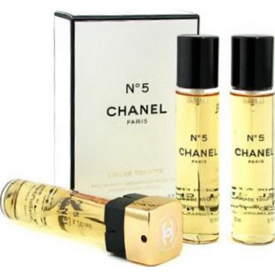 Chanel No.5 eau de toilette refills for women 3 x 20 ml