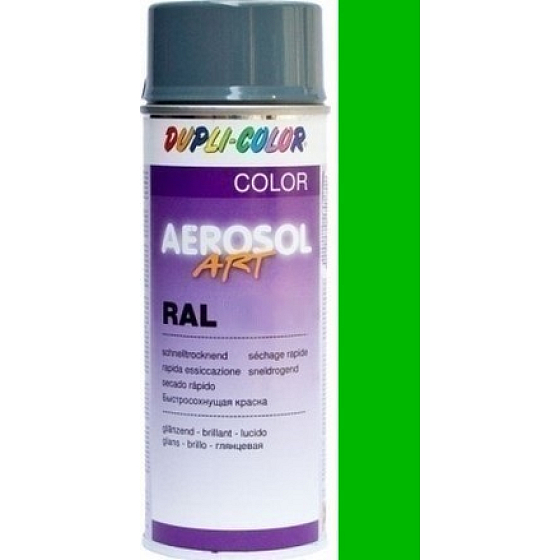 Dupli Color Aerosol Art spray paint Ral 6018 Green 400 ml