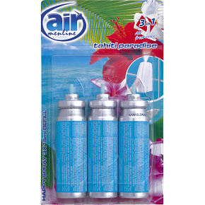 Air Menline Tahiti Paradise air freshener refill 3× 15 ml