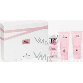 Lanvin Jeanne perfumed water for women 100 ml + body lotion 100 ml + shower gel 100 ml, gift set