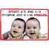 Nekupto Humor in the Czech Republic humorous sign 15 x 10 cm 1 piece