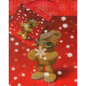 Nekupto Gift paper bag 14 x 11 x 6.5 cm Teddy bear 1 piece 413 30 BS