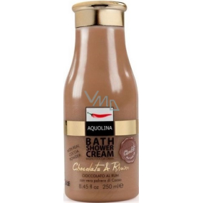 Aquolina Bath Shower Cream Creamy shower gel with the scent of chocolate and rum 250 ml