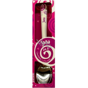 Nekupto Twister Spoon with the name Jana pink 16 cm