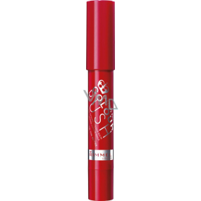 Rimmel London Lasting Finish Color Rush Intense Color Balm Lip Balm 500 The Redder, The Better 2.5 g