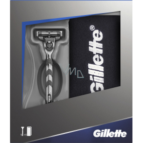 Gillette Mach3 razor + cotton towel, cosmetic set, for men