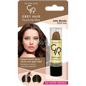 Golden Rose Gray Hair Touch-Up Stick Coloring Concealer for Hair and Gray Hair 09 Ashy Blonde 5.2 g