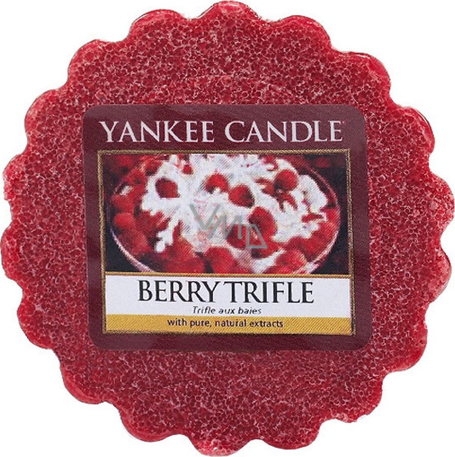 Yankee Candle Berry Trifle Fruit dessert with vanilla cream aroma wax aroma lamp 22 g VMD