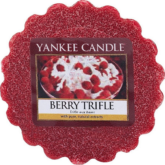 Yankee Candle Berry Trifle - Fruit dessert with vanilla cream aroma wax aroma lamp 22 g