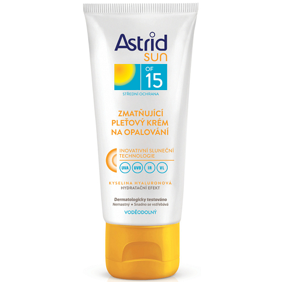 Astrid Sun OF15 opaque sunscreen 75 ml
