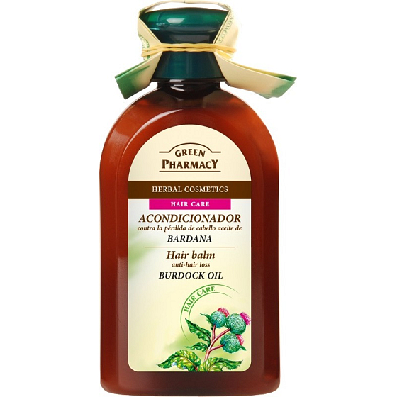 Green Pharmacy Burdock oil balm against hair loss 300 ml