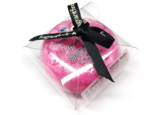 Fragrant Explosion Glycerin soap massage with sponge filled with perfume Marc Jacobs - Flower Bomb in pink 200 g