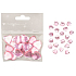 Self-adhesive hearts pink 2 cm 20 pieces