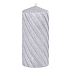 Arome Velor with grooving candle cylinder silver 70 x 150 mm