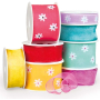 Ditipo Fabric ribbon with fuchsia wire 3 mx 25 mm