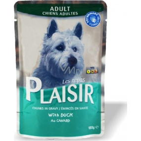 Plaisir Dog duck complete food for adult dogs pocket 100 g