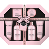 Baylis & Harding Jojoba, Vanilla and Almond oil cleansing gel 300 ml + bath milk 300 ml + soap 150 g + shower cream 130 ml + body lotion 130 ml + bath salt 130 ml, cosmetic set