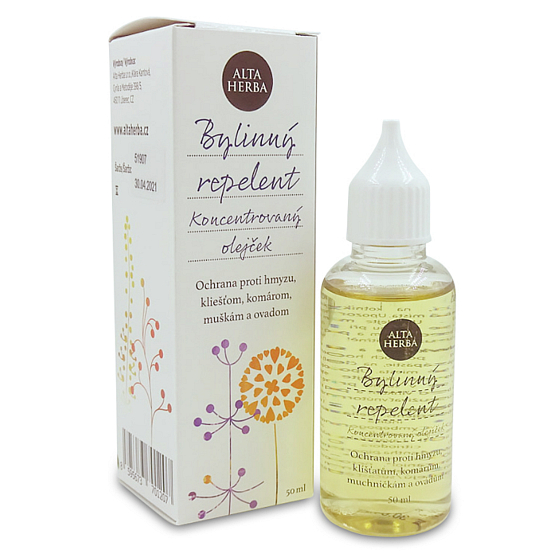 Alta Herba Herbal repellent concentrated oil protection against insects, mosquitoes, flies, bugs, ticks for children from 1 year 50 ml