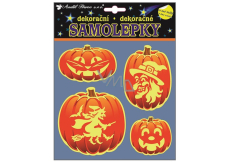 Halloween stickers glowing in the dark pumpkin 23 x 18 cm