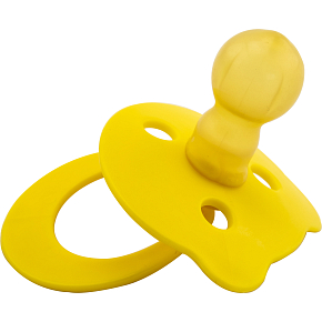 Míša children's latex pacifier, round with a ring, 1 piece Míša children's latex pacifier, round with a ring, 1 piece