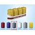 Lima Ice grey candle cylinder 40 x 70 mm 4 pieces