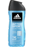 Adidas After Sport 3in1 shower gel for body, hair and skin for men 250 ml